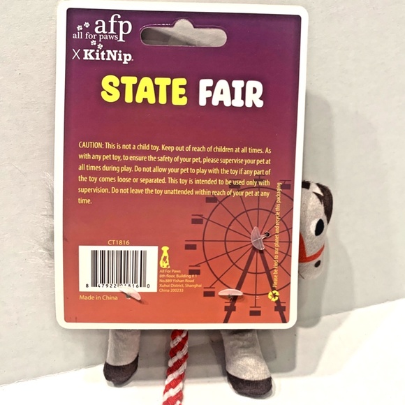 KitNip Kitty Cat STATE FAIR Interactive Wand Catnip Plush New Lot of 4 Cat Toys - Picture 5 of 8